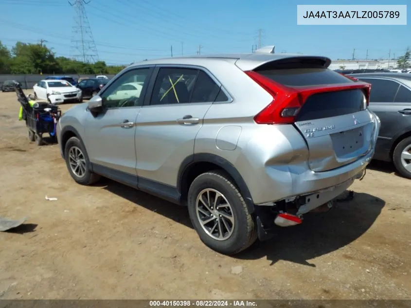 2020 Mitsubishi Eclipse Cross Es 1.5T Awc VIN: JA4AT3AA7LZ005789 Lot: 40150398