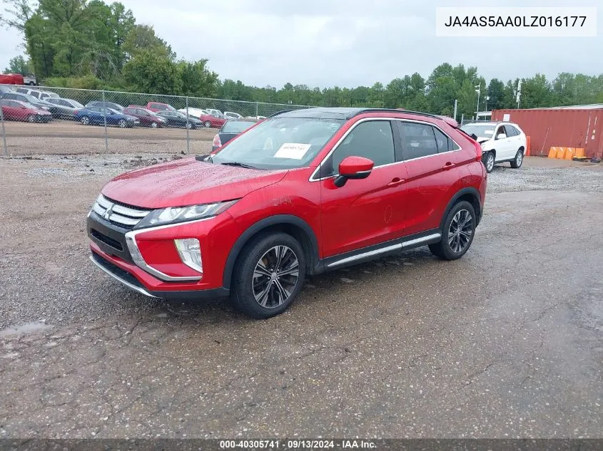 2020 Mitsubishi Eclipse Cross Se 1.5T VIN: JA4AS5AA0LZ016177 Lot: 40305741