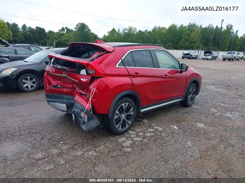 2020 Mitsubishi Eclipse Cross Se 1.5T VIN: JA4AS5AA0LZ016177 Lot: 40305741