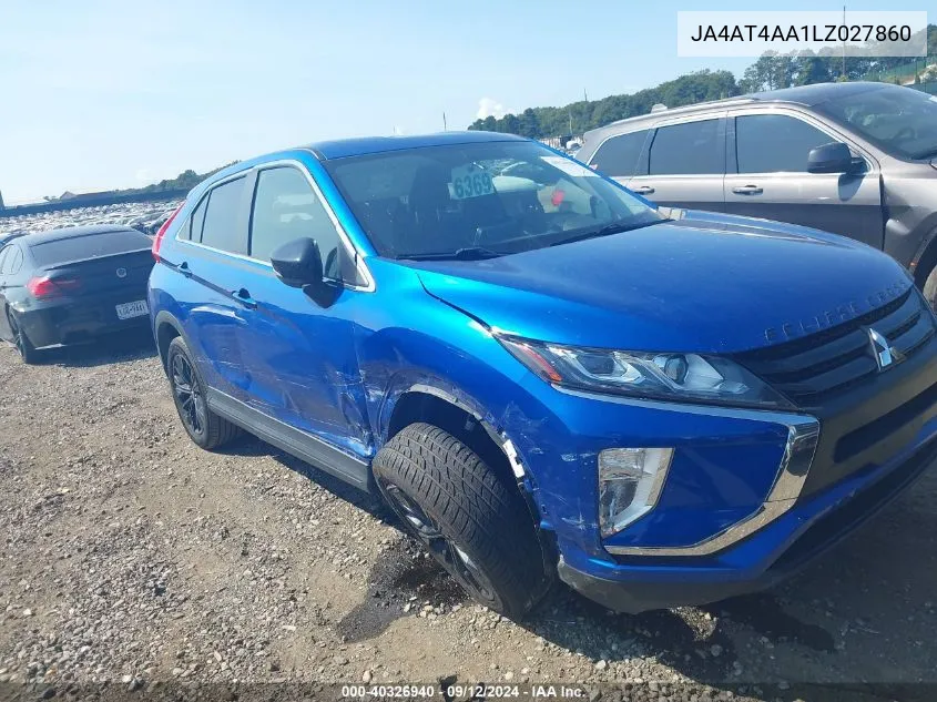 2020 Mitsubishi Eclipse Cross Le 1.5T Awc VIN: JA4AT4AA1LZ027860 Lot: 40326940