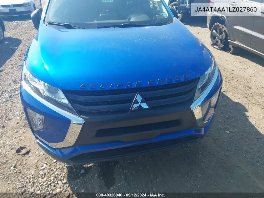 2020 Mitsubishi Eclipse Cross Le 1.5T Awc VIN: JA4AT4AA1LZ027860 Lot: 40326940