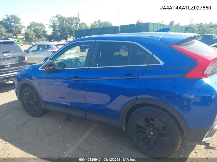 2020 Mitsubishi Eclipse Cross Le 1.5T Awc VIN: JA4AT4AA1LZ027860 Lot: 40326940