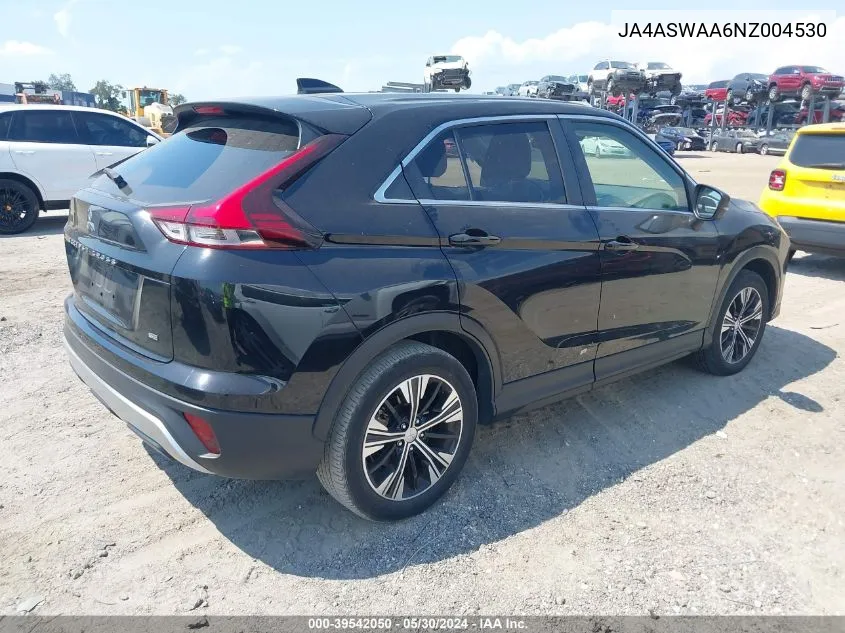 JA4ASWAA6NZ004530 2022 Mitsubishi Eclipse Cross Se/Se Special Edition/Sel/Sel Special Edition