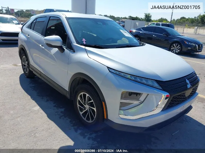 2022 Mitsubishi Eclipse Cross Es VIN: JA4ASUAA5NZ001705 Lot: 39808398