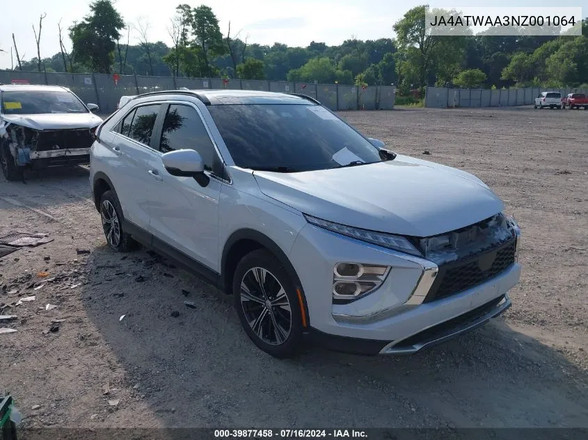 JA4ATWAA3NZ001064 2022 Mitsubishi Eclipse Cross Se S-Awc/Se Special Edition S-Awc/Sel S-Awc/Sel Special Edition S-Awc