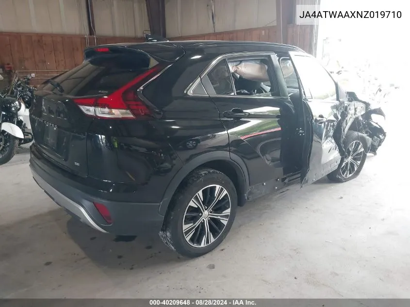 JA4ATWAAXNZ019710 2022 Mitsubishi Eclipse Cross Se S-Awc/Se Special Edition S-Awc/Sel S-Awc/Sel Special Edition S-Awc