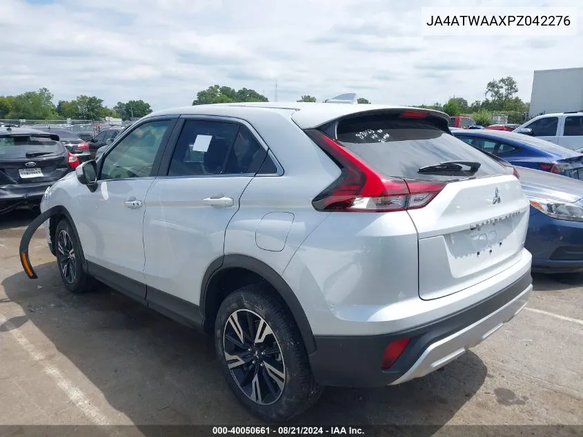 2023 Mitsubishi Eclipse Cross Se S-Awc VIN: JA4ATWAAXPZ042276 Lot: 40050661