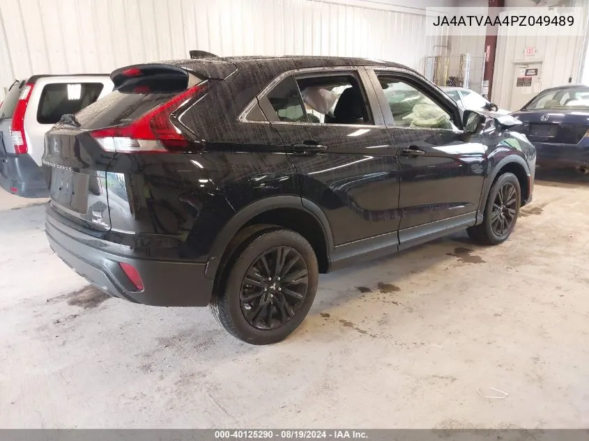 2023 Mitsubishi Eclipse Cross Le S-Awc/Ralliart S-Awc VIN: JA4ATVAA4PZ049489 Lot: 40125290