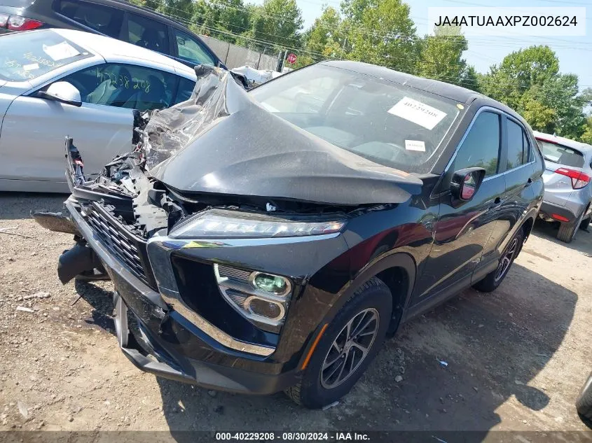 2023 Mitsubishi Eclipse Cross Es S-Awc VIN: JA4ATUAAXPZ002624 Lot: 40229208