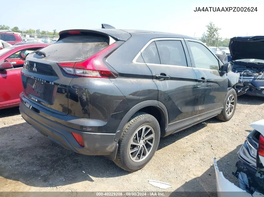 2023 Mitsubishi Eclipse Cross Es S-Awc VIN: JA4ATUAAXPZ002624 Lot: 40229208