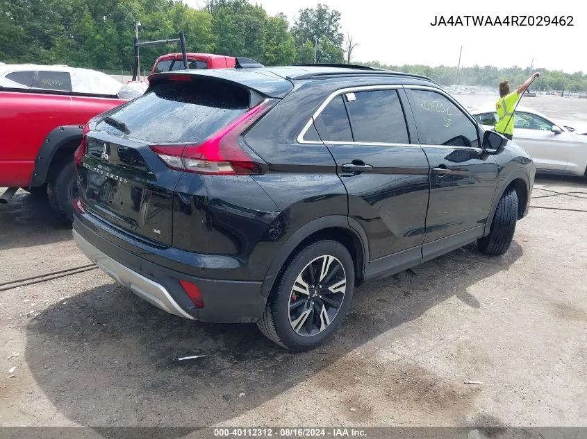 JA4ATWAA4RZ029462 2024 Mitsubishi Eclipse Cross Se S-Awc