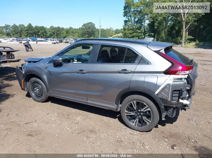 JA4ATWAA5RZ013092 2024 Mitsubishi Eclipse Cross Sel S-Awc