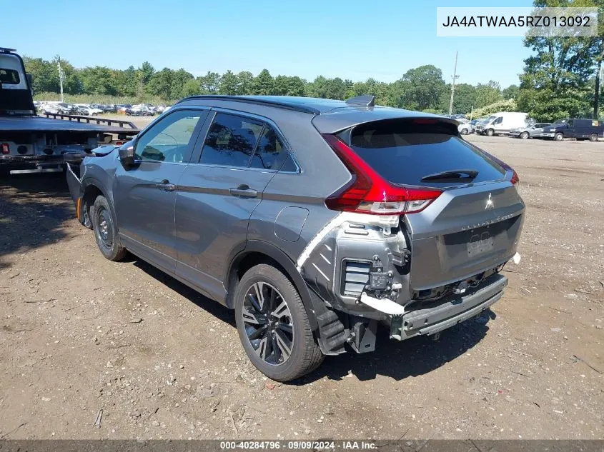 JA4ATWAA5RZ013092 2024 Mitsubishi Eclipse Cross Sel S-Awc