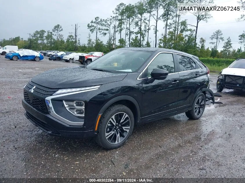 2024 Mitsubishi Eclipse Cross Se S-Awc/Sel S-Awc VIN: JA4ATWAAXRZ067245 Lot: 40302284