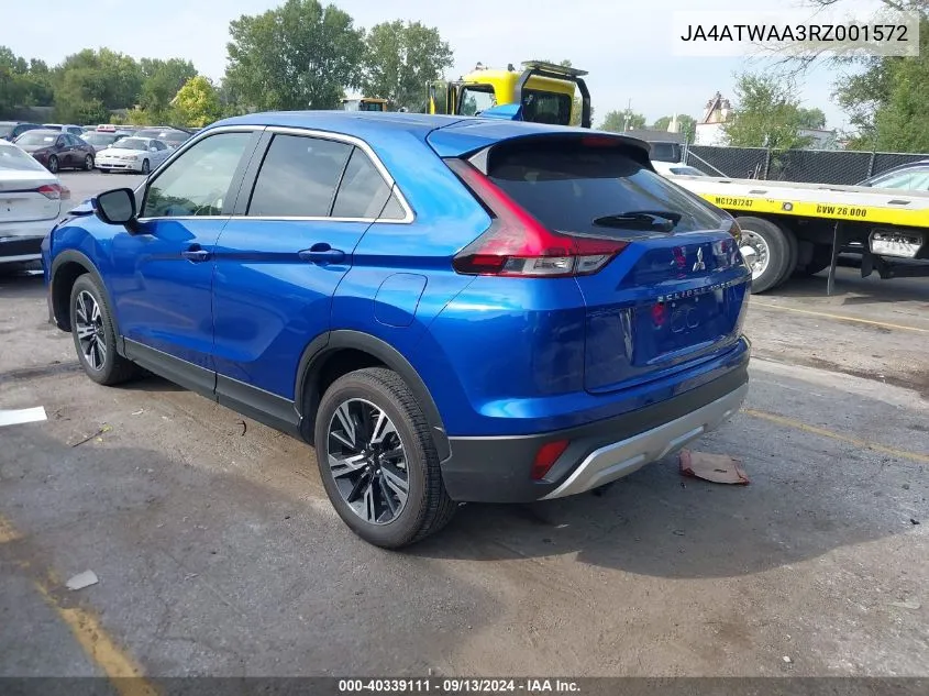 JA4ATWAA3RZ001572 2024 Mitsubishi Eclipse Cross Se S-Awc/Sel S-Awc