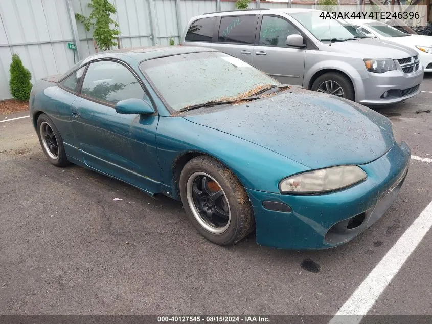 1996 Mitsubishi Eclipse Gs VIN: 4A3AK44Y4TE246396 Lot: 40127545