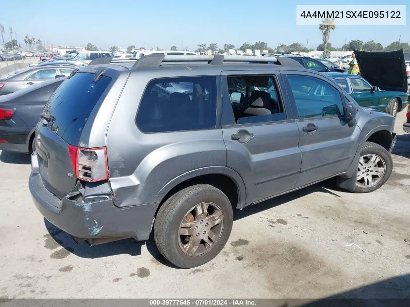 2004 Mitsubishi Endeavor Ls VIN: 4A4MM21SX4E095122 Lot: 39777545