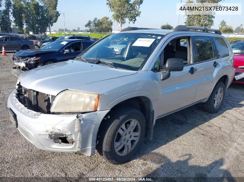 2007 Mitsubishi Endeavor Ls VIN: 4A4MN21SX7E073428 Lot: 40123493