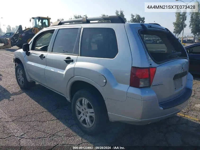 2007 Mitsubishi Endeavor Ls VIN: 4A4MN21SX7E073428 Lot: 40123493