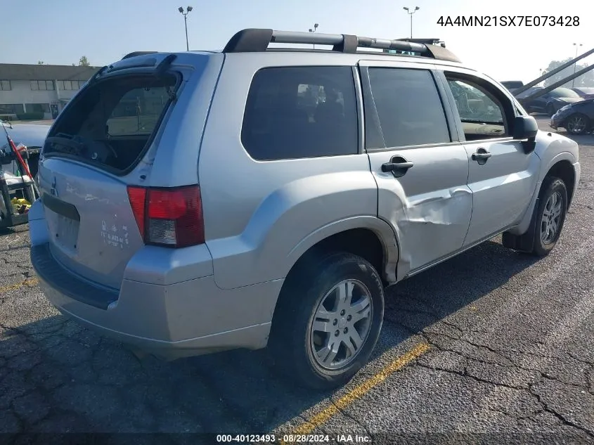 2007 Mitsubishi Endeavor Ls VIN: 4A4MN21SX7E073428 Lot: 40123493