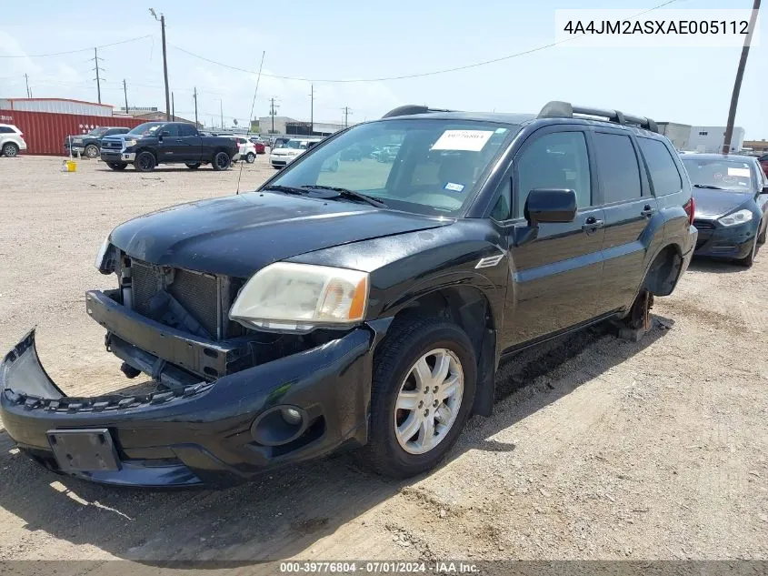 2010 Mitsubishi Endeavor Ls VIN: 4A4JM2ASXAE005112 Lot: 39776804