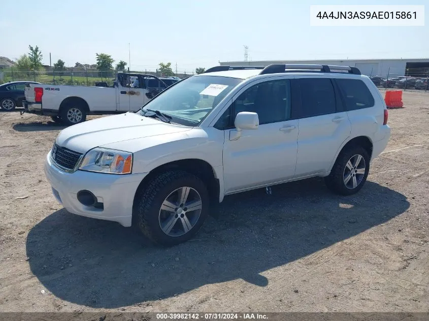 2010 Mitsubishi Endeavor Se VIN: 4A4JN3AS9AE015861 Lot: 39982142