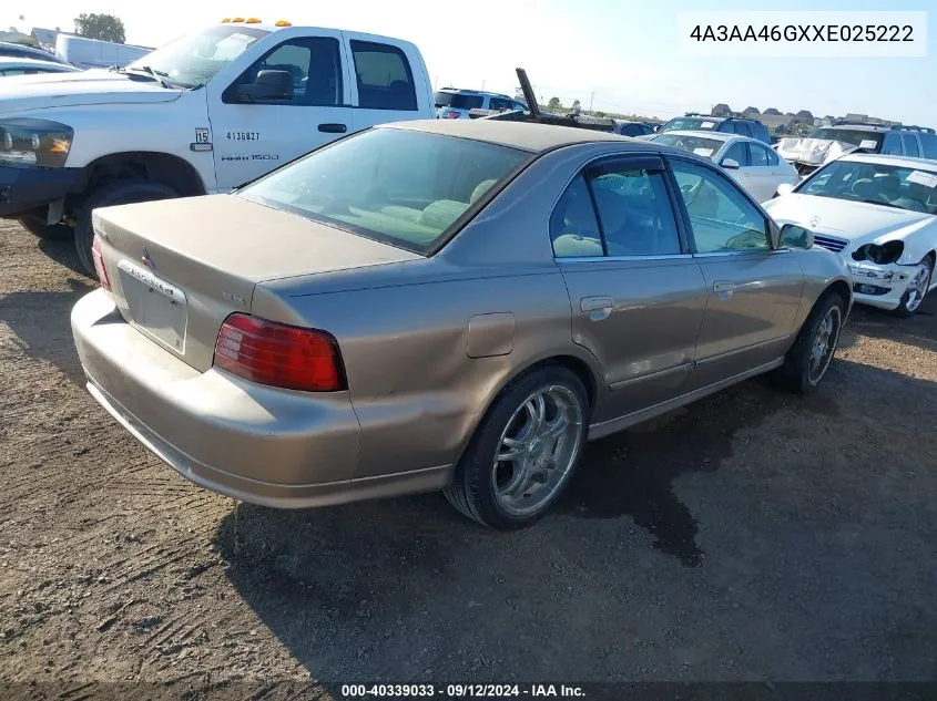 4A3AA46GXXE025222 1999 Mitsubishi Galant Es