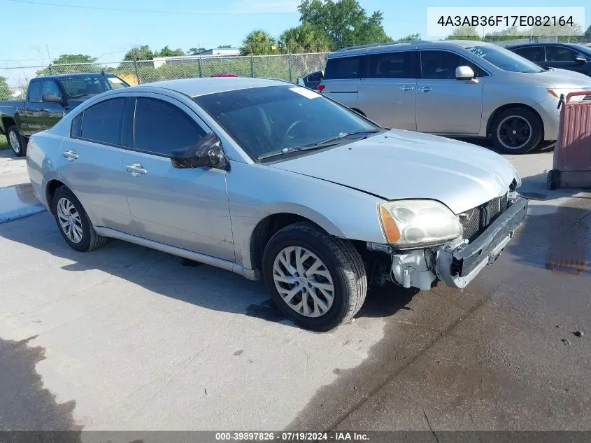 2007 Mitsubishi Galant Es/Se VIN: 4A3AB36F17E082164 Lot: 39897826