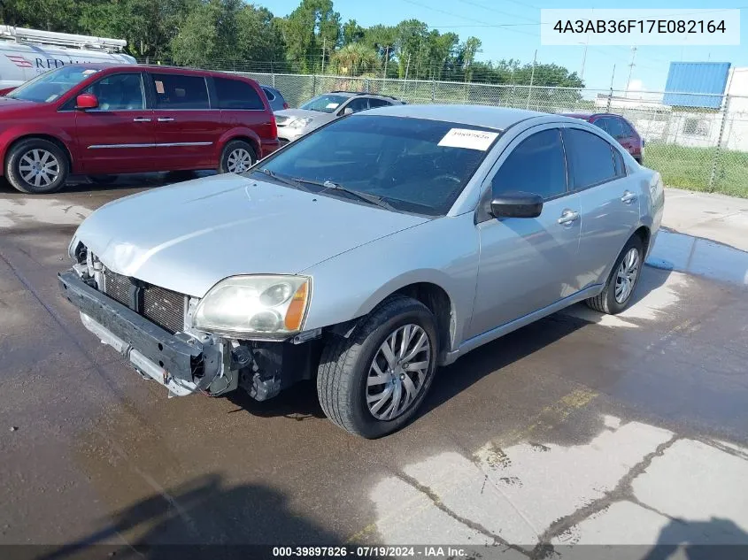 2007 Mitsubishi Galant Es/Se VIN: 4A3AB36F17E082164 Lot: 39897826