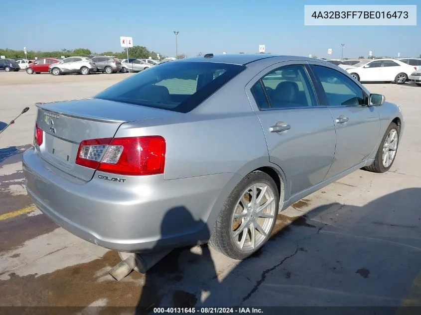 4A32B3FF7BE016473 2011 Mitsubishi Galant Es/Se