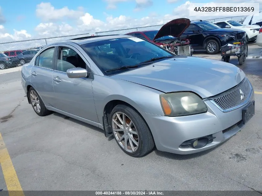 2011 Mitsubishi Galant Es/Se VIN: 4A32B3FF8BE013369 Lot: 40244188