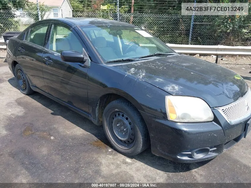 2012 Mitsubishi Galant Es/Se VIN: 4A32B3FF7CE013249 Lot: 40197807