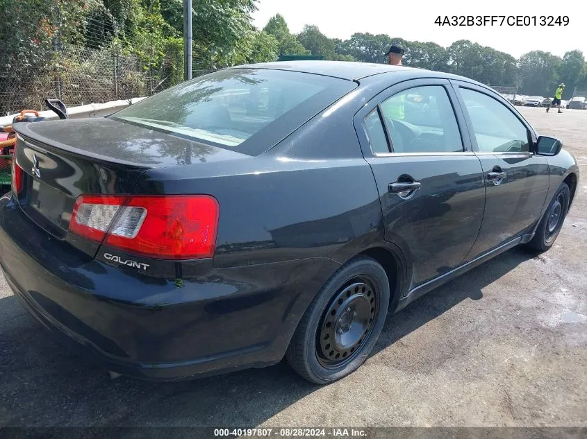 2012 Mitsubishi Galant Es/Se VIN: 4A32B3FF7CE013249 Lot: 40197807