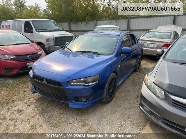 JA32U8FW9AU601665 2010 Mitsubishi Lancer Gts