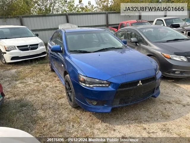 2010 Mitsubishi Lancer Gts VIN: JA32U8FW9AU601665 Lot: 20176496