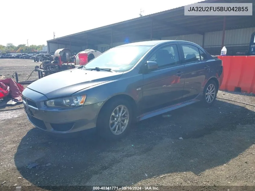 JA32U2FU5BU042855 2011 Mitsubishi Lancer Es