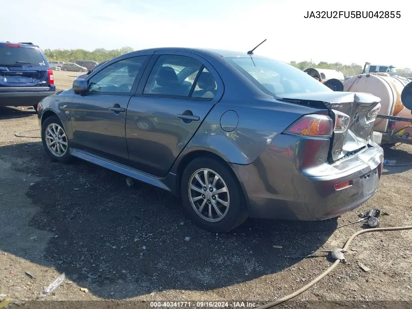 JA32U2FU5BU042855 2011 Mitsubishi Lancer Es