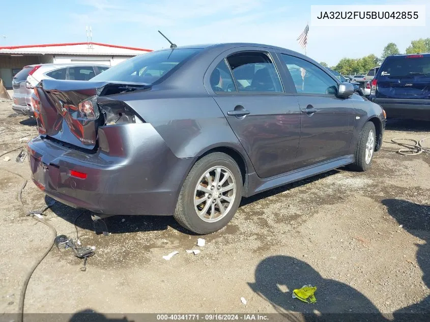 2011 Mitsubishi Lancer Es VIN: JA32U2FU5BU042855 Lot: 40341771