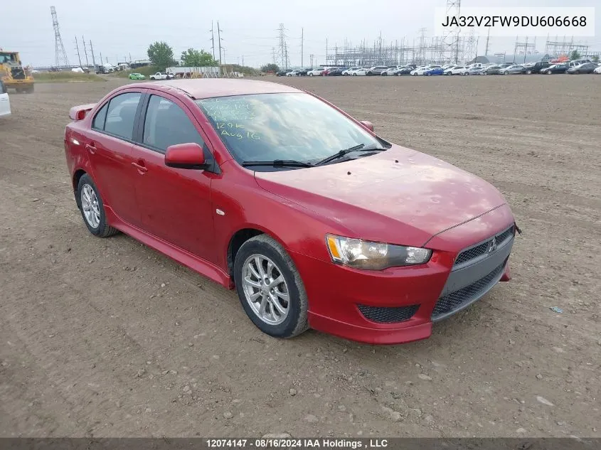 2013 Mitsubishi Lancer Se VIN: JA32V2FW9DU606668 Lot: 12074147