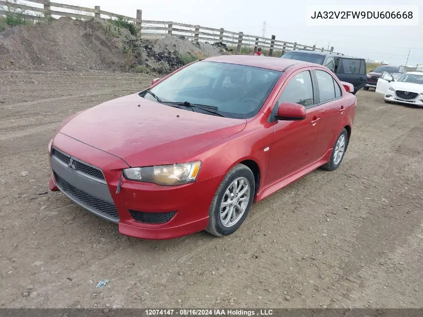 2013 Mitsubishi Lancer Se VIN: JA32V2FW9DU606668 Lot: 12074147