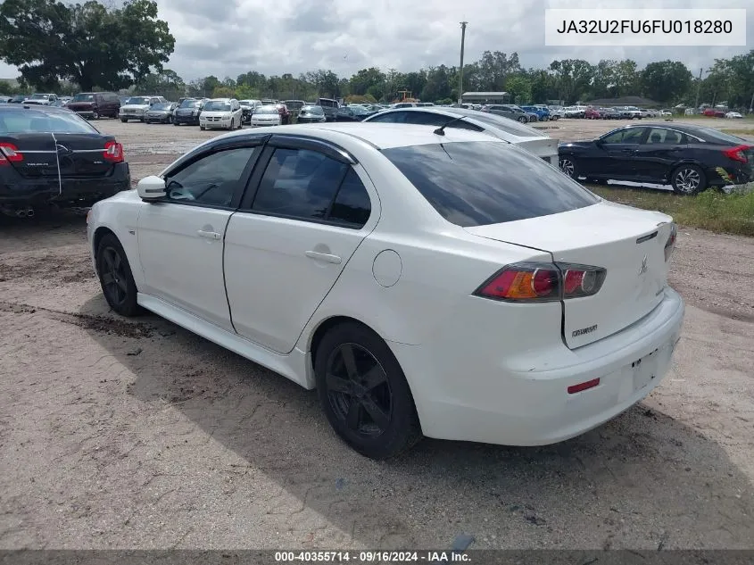 JA32U2FU6FU018280 2015 Mitsubishi Lancer Es