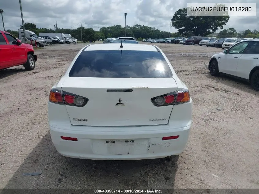 JA32U2FU6FU018280 2015 Mitsubishi Lancer Es