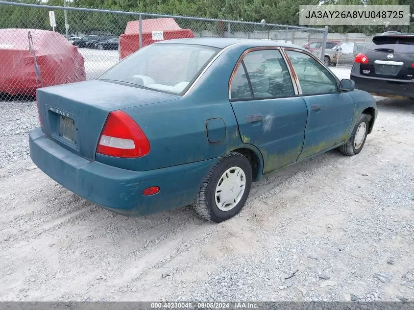 1997 Mitsubishi Mirage De VIN: JA3AY26A8VU048725 Lot: 40230048