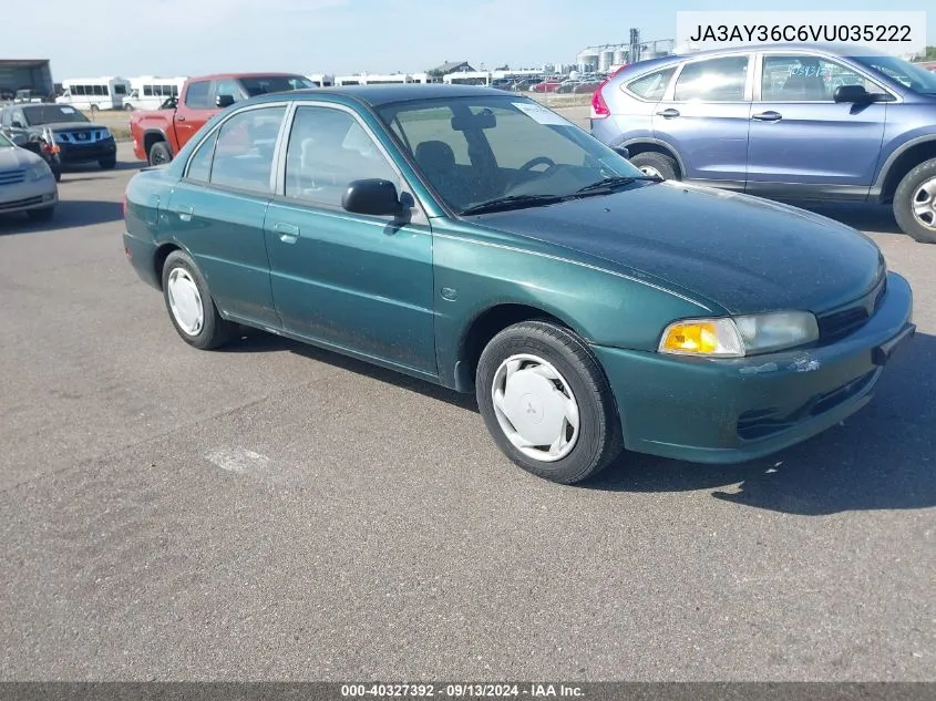 1997 Mitsubishi Mirage Ls VIN: JA3AY36C6VU035222 Lot: 40327392