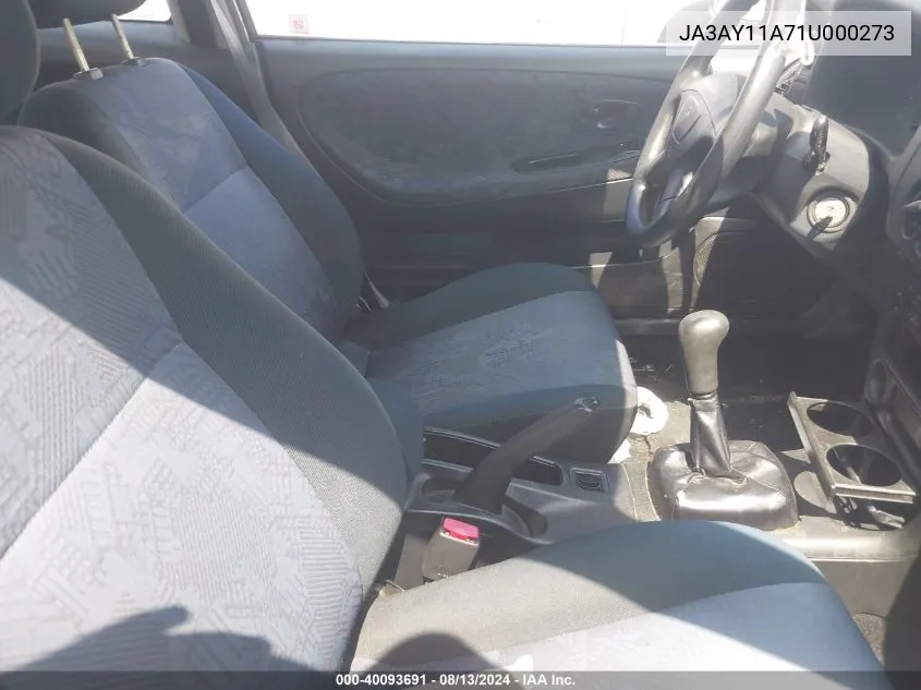 JA3AY11A71U000273 2001 Mitsubishi Mirage De