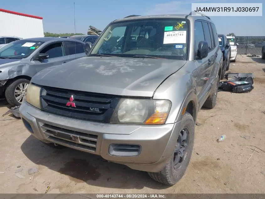 JA4MW31R91J030697 2001 Mitsubishi Montero Xls