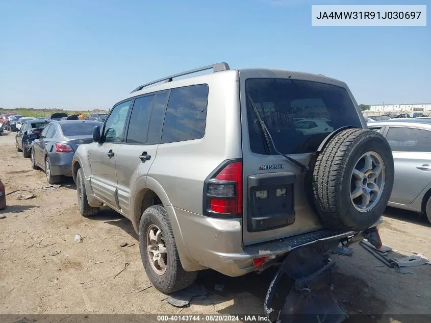 JA4MW31R91J030697 2001 Mitsubishi Montero Xls