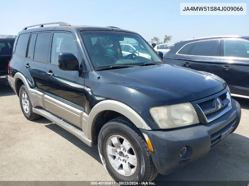 2004 Mitsubishi Montero Xls VIN: JA4MW51S84J009066 Lot: 40180611