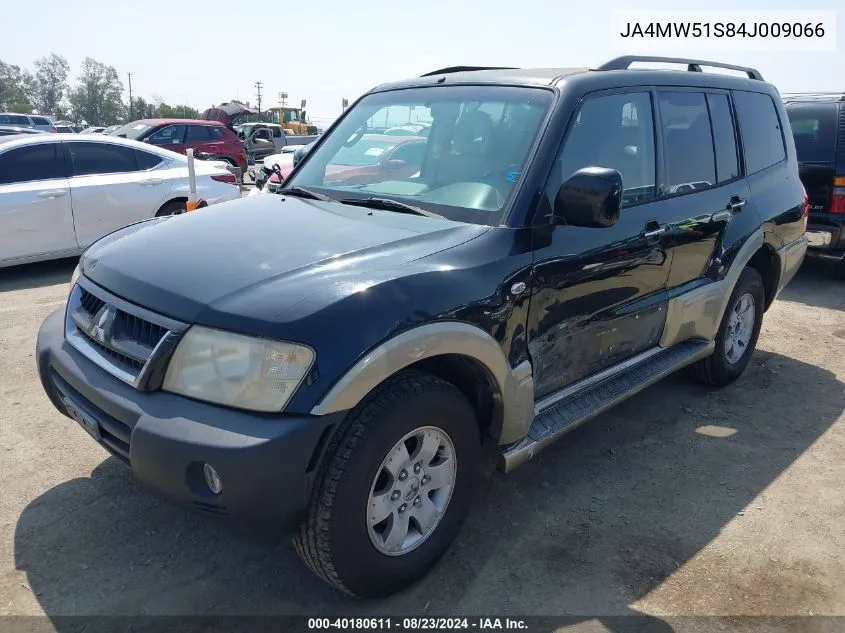 2004 Mitsubishi Montero Xls VIN: JA4MW51S84J009066 Lot: 40180611