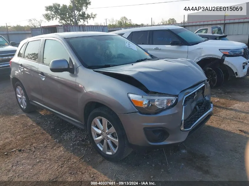 2014 Mitsubishi Outlander Sport Es VIN: 4A4AP3AU2EE015069 Lot: 40337681